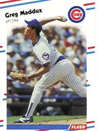 1988 Fleer Baseball Cards      423     Greg Maddux